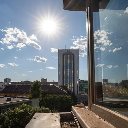 Spacious Penthouse With Terrace And City-view Appartement Bucarest
